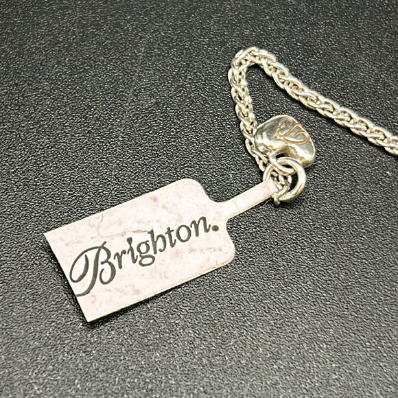 NWT Brighton Free Spirit Spiral Necklace Resin Pendant 38" - Picture 3 of 5